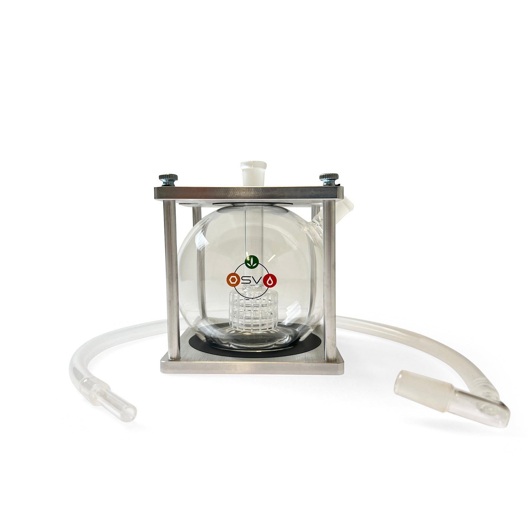 S.V’s MEGA SPHERE BUBBLER IN METAL CAGE