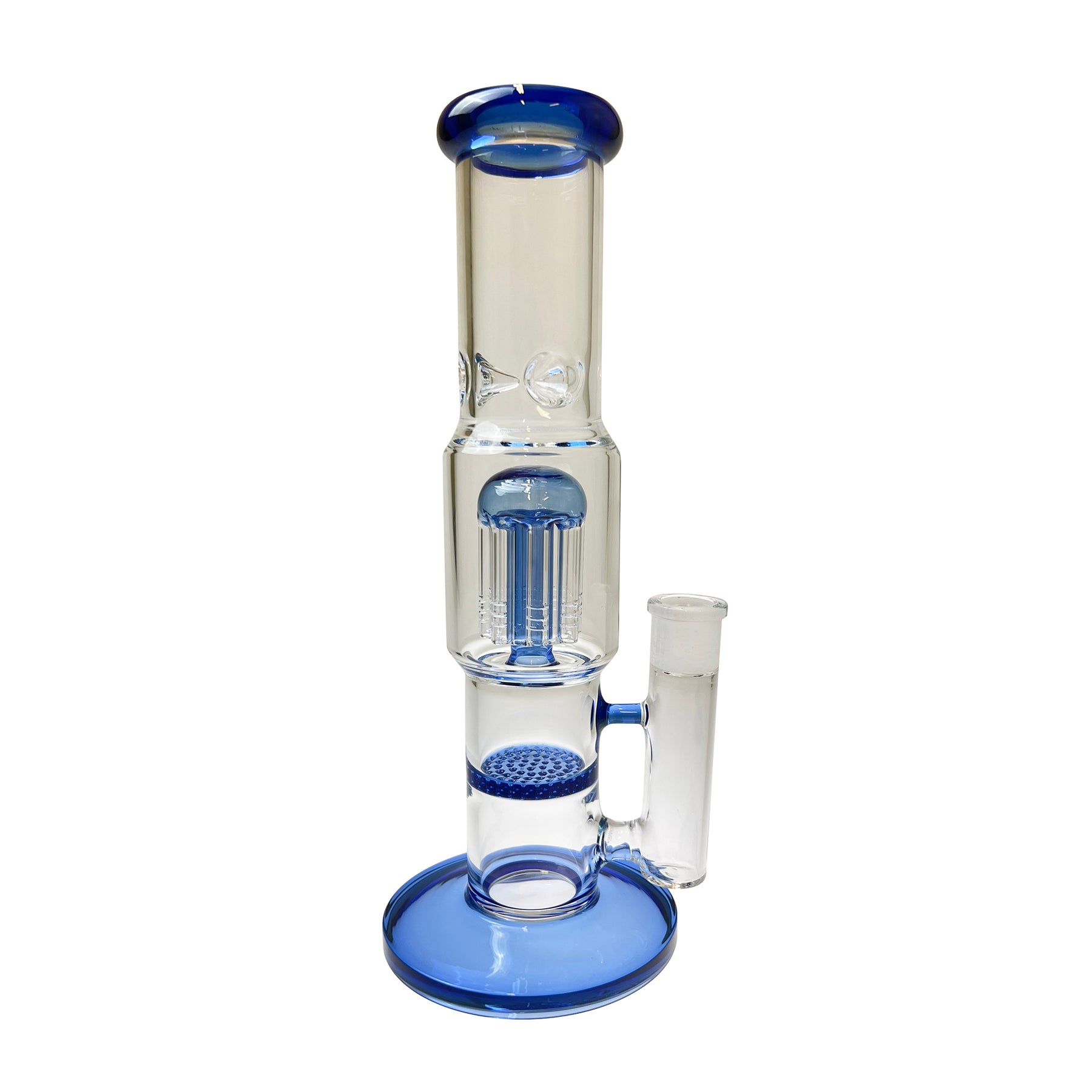 POWERTREE CLOUDS - BLUE 18MM GLASS BUBBLER - Image 8
