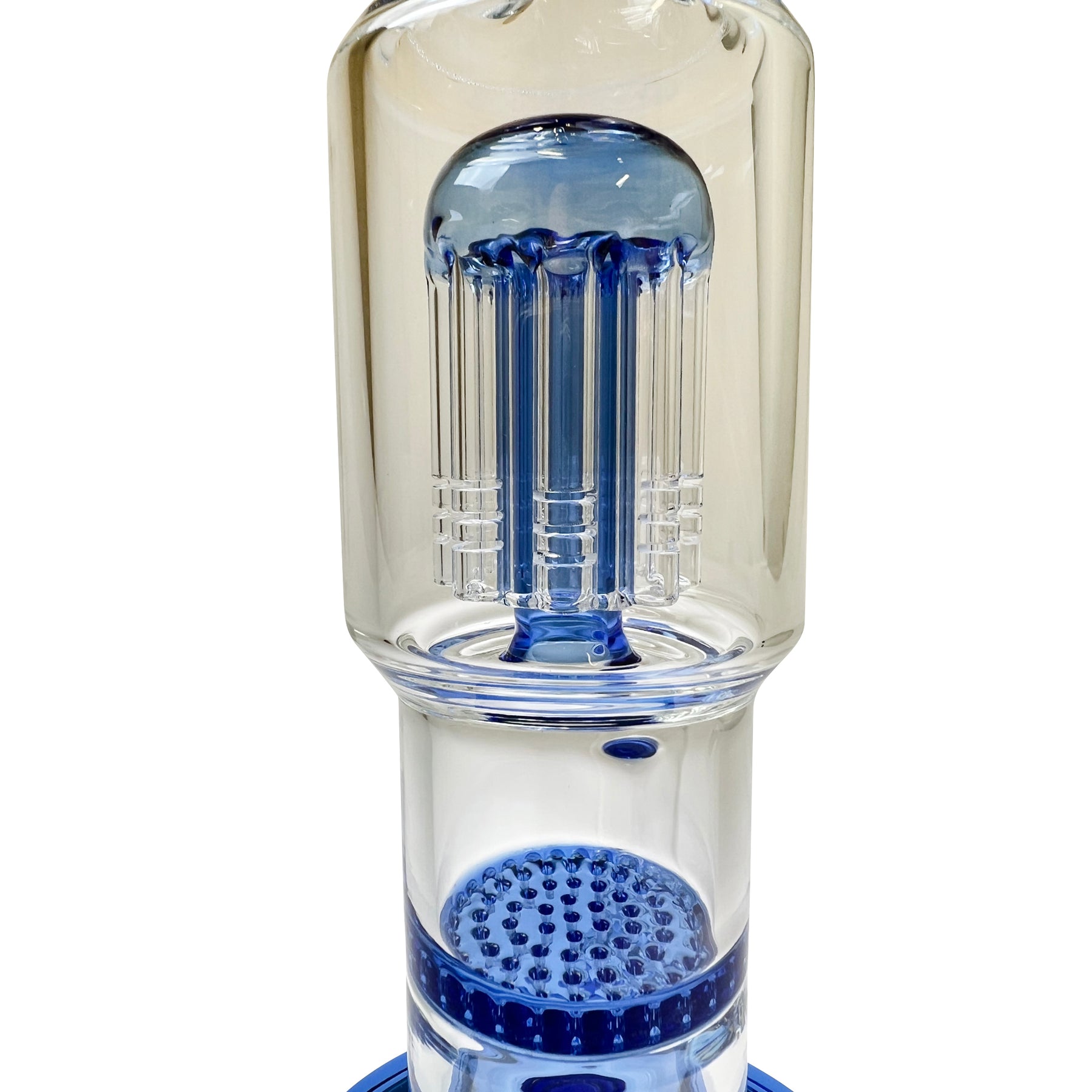 POWERTREE CLOUDS - BLUE 18MM GLASS BUBBLER - Image 4