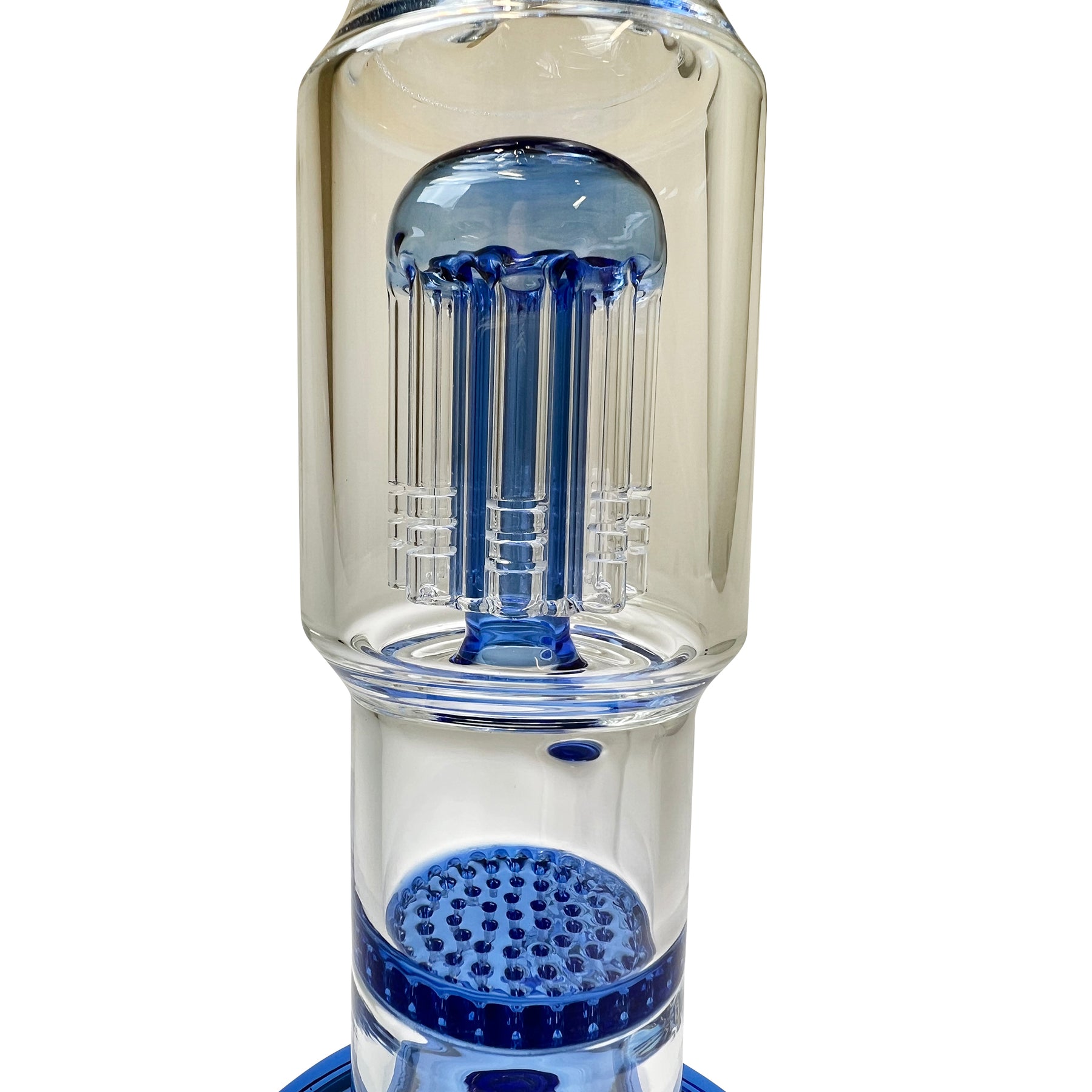 POWERTREE CLOUDS - BLUE 18MM GLASS BUBBLER - Image 6