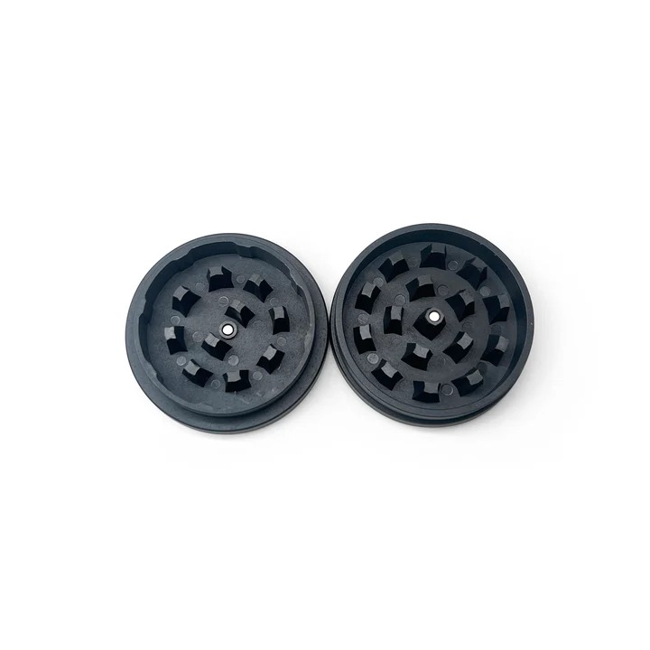 60MM 2PC BLACK PLASTIC GRINDER - Image 5